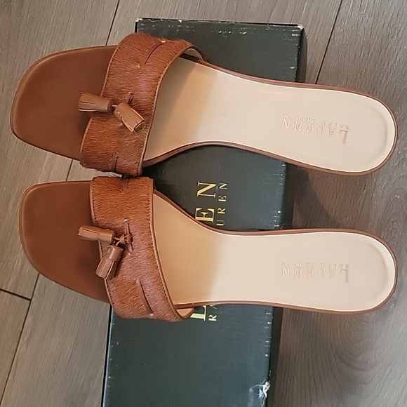 Pony hair Ralph Lauren mules - Picture 3 of 3